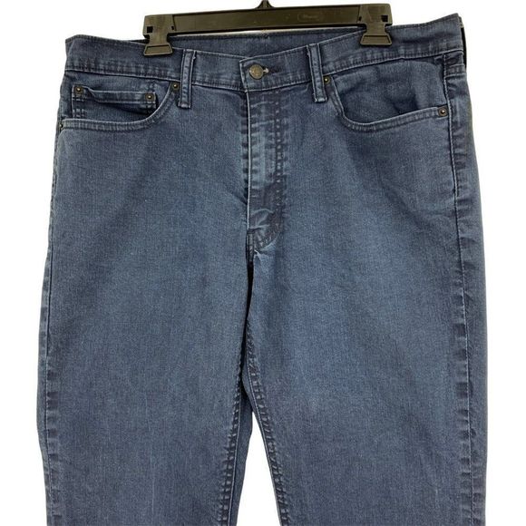 Mens Dark Navy Levis 541 Jeans 36 x 30 0527 Stains - Picture 4 of 10